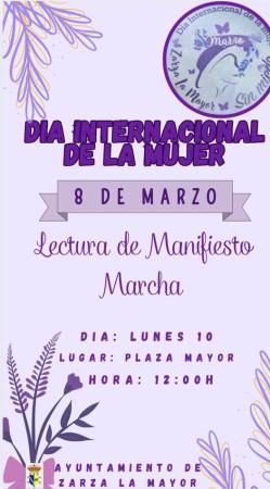 Imagen 10 de Marzo - Marcha y posterior lectura del manifiesto Día Internacional de la mujer