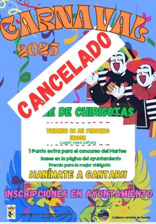 Imagen Cancelado el concurso de Chirigotas