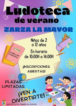 Imagen Ludoteca de verano - ¡Inscripciones abiertas!