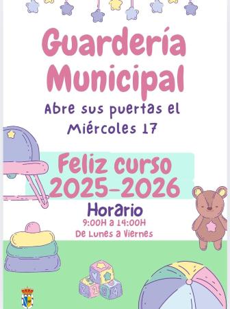 Imagen Apertura Guardería municipal